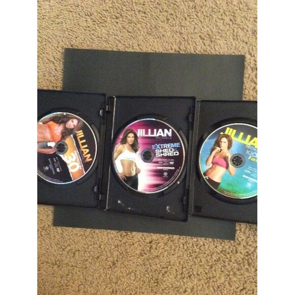 3 Jillian Michaels Workout DVD's B27 - Picture 2 of 3